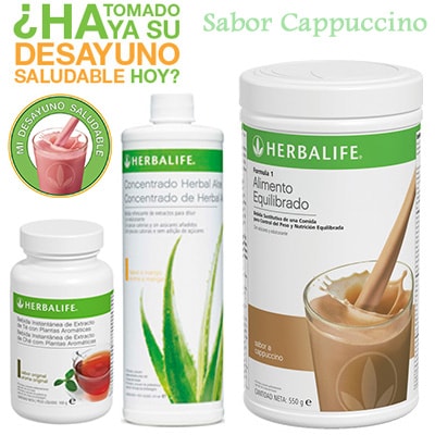 comprar Desayuno Saludable Herbalife cappuccino